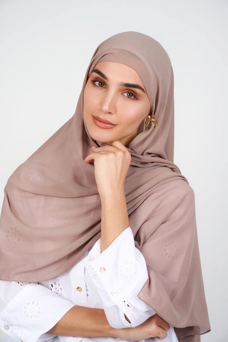 Everyday Chiffon Hijab - LIGHT MINK